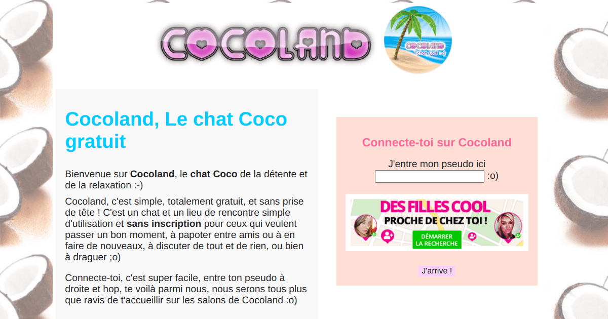 Cocoland, Le chat Coco gratuit - Cocoland